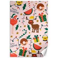 Colorful-funny-christmas-pattern Merry Xmas Canvas 20  X 30  by Amaryn4rt