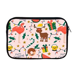 Colorful-funny-christmas-pattern Merry Xmas Apple Macbook Pro 17  Zipper Case by Amaryn4rt