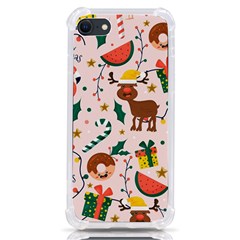 Colorful-funny-christmas-pattern Merry Xmas Iphone Se by Amaryn4rt