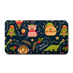 Colorful-funny-christmas-pattern Merry Christmas Xmas Medium Bar Mat 16 x8.5  Bar Mat