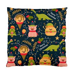 Colorful-funny-christmas-pattern Merry Christmas Xmas Standard Cushion Case (one Side) by Amaryn4rt