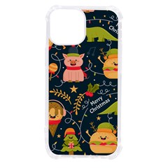 Colorful-funny-christmas-pattern Merry Christmas Xmas Iphone 13 Mini Tpu Uv Print Case by Amaryn4rt