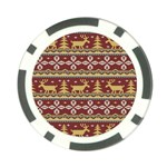 Beautiful-knitted-christmas-pattern Xmas Poker Chip Card Guard Back