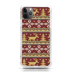 Beautiful-knitted-christmas-pattern Xmas Iphone 11 Pro Max 6 5 Inch Tpu Uv Print Case by Amaryn4rt