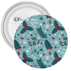 Seamless-pattern-with-berries-leaves 3  Buttons by Amaryn4rt