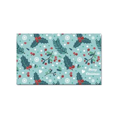 Seamless-pattern-with-berries-leaves Sticker (rectangular) by Amaryn4rt