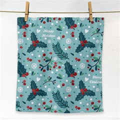 Seamless-pattern-with-berries-leaves Face Towel by Amaryn4rt