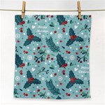 Seamless-pattern-with-berries-leaves Face Towel Front