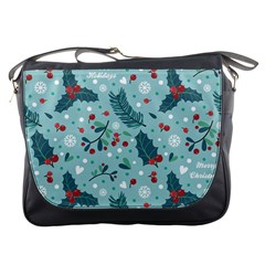 Seamless-pattern-with-berries-leaves Messenger Bag by Amaryn4rt