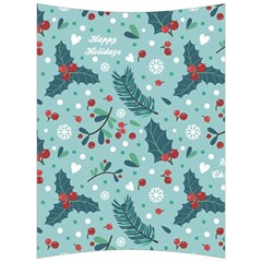 Seamless-pattern-with-berries-leaves Back Support Cushion by Amaryn4rt