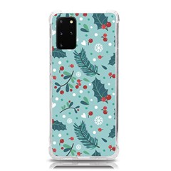 Seamless-pattern-with-berries-leaves Samsung Galaxy S20plus 6 7 Inch Tpu Uv Case by Amaryn4rt