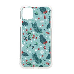 Seamless-pattern-with-berries-leaves Iphone 11 Tpu Uv Print Case by Amaryn4rt