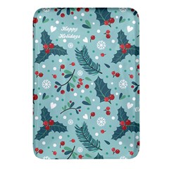 Seamless-pattern-with-berries-leaves Rectangular Glass Fridge Magnet (4 Pack)