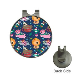 Funny-animal Christmas-pattern Hat Clips with Golf Markers