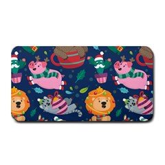 Funny-animal Christmas-pattern Medium Bar Mat