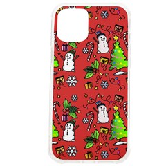 Santa Snowman Gift Holiday Christmas Cartoon Iphone 12 Pro Max Tpu Uv Print Case by Amaryn4rt