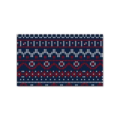 Christmas-concept-with-knitted-pattern Sticker Rectangular (10 Pack) by Amaryn4rt