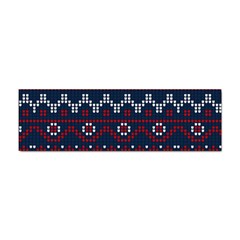 Christmas-concept-with-knitted-pattern Sticker Bumper (10 Pack) by Amaryn4rt