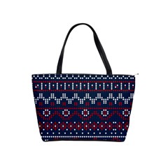 Christmas-concept-with-knitted-pattern Classic Shoulder Handbag by Amaryn4rt