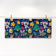 Colorful-funny-christmas-pattern  --- Hand Towel by Amaryn4rt