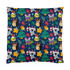 Colorful-funny-christmas-pattern  --- Standard Cushion Case (two Sides) by Amaryn4rt