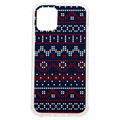 Christmas-concept-with-knitted-pattern Iphone 12 Mini Tpu Uv Print Case	 by Amaryn4rt