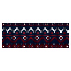 Christmas-concept-with-knitted-pattern Banner And Sign 8  X 3  by Amaryn4rt