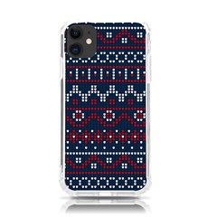 Christmas-concept-with-knitted-pattern Iphone 11 Tpu Uv Print Case by Amaryn4rt