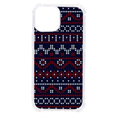 Christmas-concept-with-knitted-pattern Iphone 13 Mini Tpu Uv Print Case by Amaryn4rt