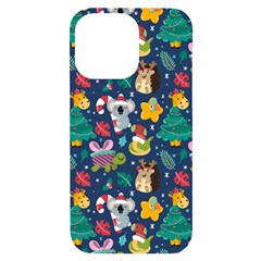 Colorful-funny-christmas-pattern  --- Iphone 14 Pro Max Black Uv Print Case by Amaryn4rt