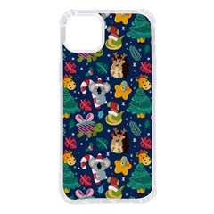 Colorful-funny-christmas-pattern  --- Iphone 14 Plus Tpu Uv Print Case by Amaryn4rt