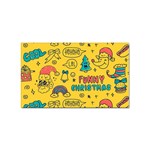 Colorful-funny-christmas-pattern Cool Ho Ho Ho Lol Sticker Rectangular (10 pack) Front