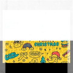 Colorful-funny-christmas-pattern Cool Ho Ho Ho Lol Rectangular Jigsaw Puzzl by Amaryn4rt