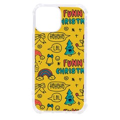 Colorful-funny-christmas-pattern Cool Ho Ho Ho Lol Iphone 13 Mini Tpu Uv Print Case by Amaryn4rt