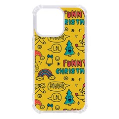 Colorful-funny-christmas-pattern Cool Ho Ho Ho Lol Iphone 13 Pro Tpu Uv Print Case by Amaryn4rt