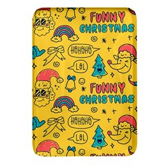 Colorful-funny-christmas-pattern Cool Ho Ho Ho Lol Rectangular Glass Fridge Magnet (4 Pack) by Amaryn4rt