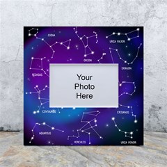 Realistic-night-sky-poster-with-constellations White Box Photo Frame 4  X 6  by Amaryn4rt