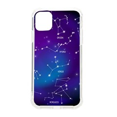 Realistic-night-sky-poster-with-constellations Iphone 11 Tpu Uv Print Case by Amaryn4rt