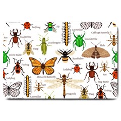 Insects-seamless-pattern Large Doormat