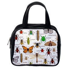 Insects-seamless-pattern Classic Handbag (One Side)