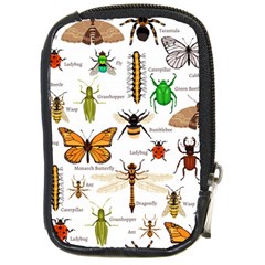 Insects-seamless-pattern Compact Camera Leather Case