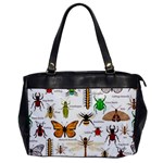 Insects-seamless-pattern Oversize Office Handbag Front