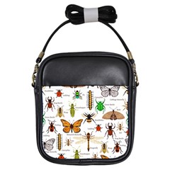 Insects-seamless-pattern Girls Sling Bag