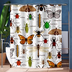 Insects-seamless-pattern Shower Curtain 60  x 72  (Medium) 