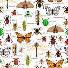 Insects-seamless-pattern Play Mat (Square)