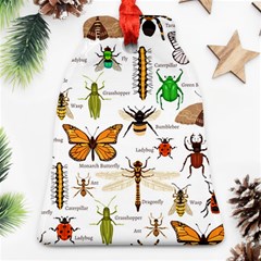 Insects-seamless-pattern Ornament (Bell)