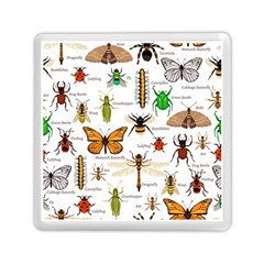 Insects-seamless-pattern Memory Card Reader (Square)