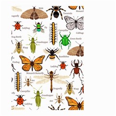 Insects-seamless-pattern Small Garden Flag (Two Sides)