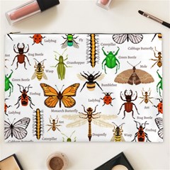 Insects-seamless-pattern Cosmetic Bag (XXL)