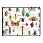 Insects-seamless-pattern Two Sides Fleece Blanket (Small) 45 x34  Blanket Front